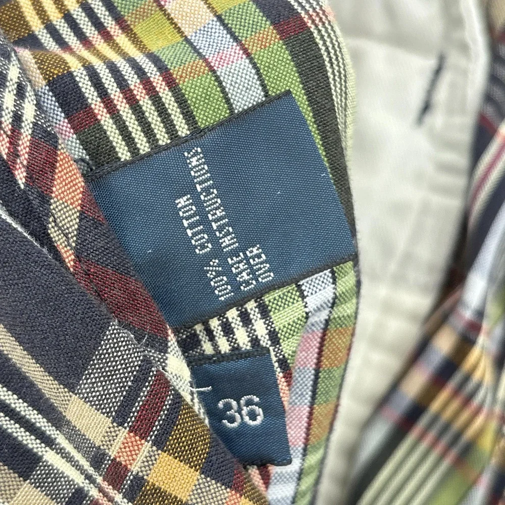 Polo Ralph Lauren Shorts Mens 36 Multicolor‎ Plaid Madras Casual 10